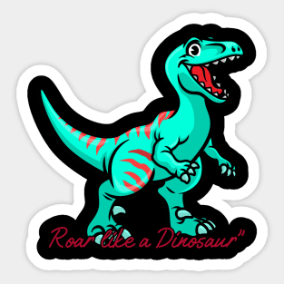 Dinosaur, funny kids Sticker